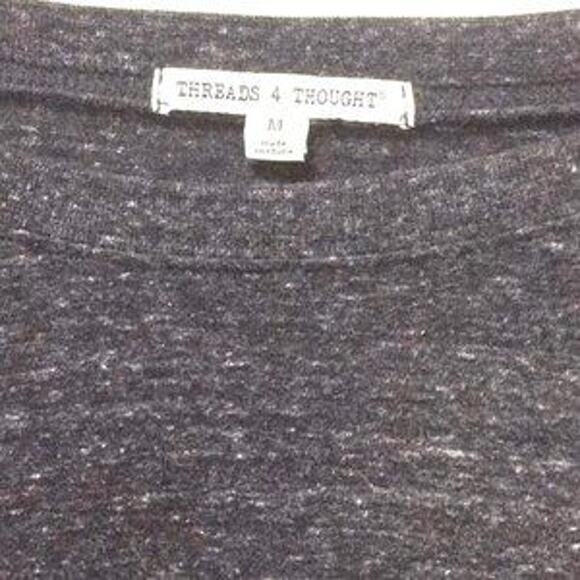 Threads 4 Thought Men’s Shirt Long Sleeve  Sz M. Grey - Picture 2 of 5